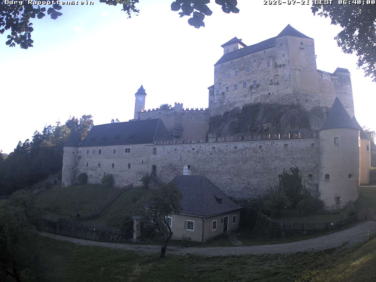 Archiv Foto Webcam Burg Rappottenstein