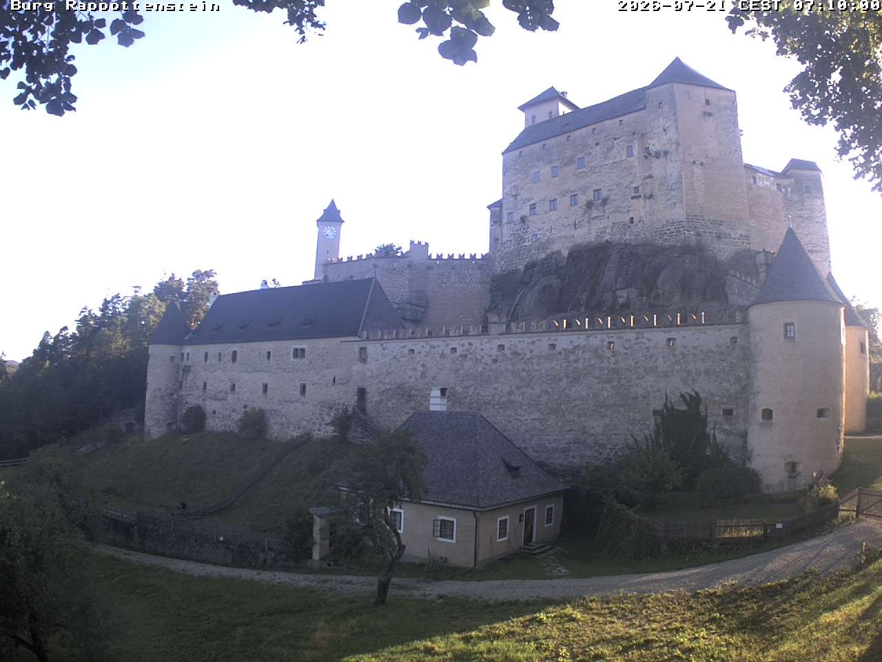 Archiv Foto Webcam Burg Rappottenstein