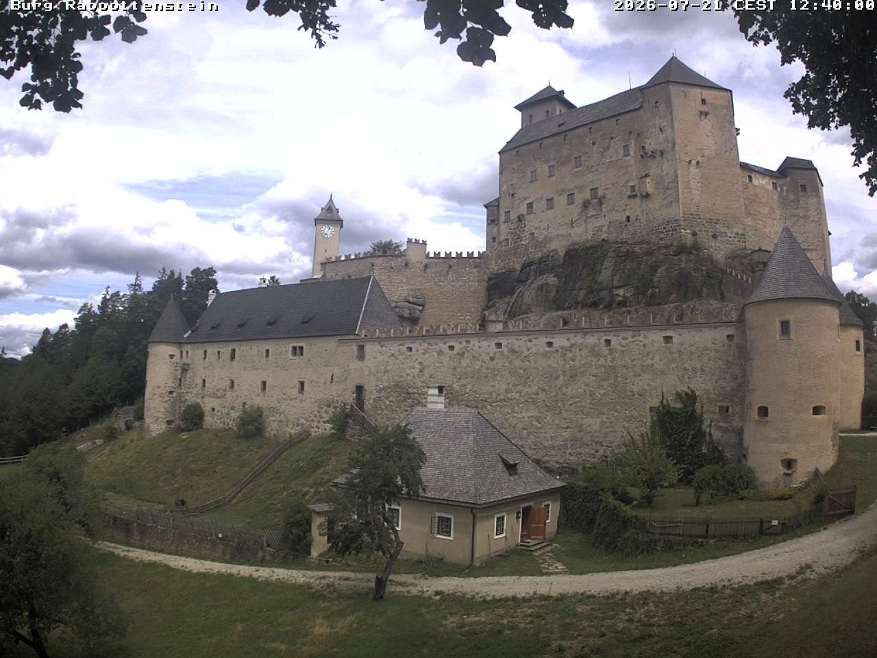 Archiv Foto Webcam Burg Rappottenstein