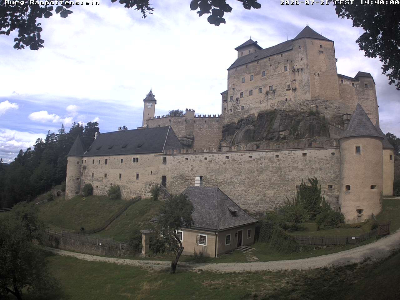 Archiv Foto Webcam Burg Rappottenstein