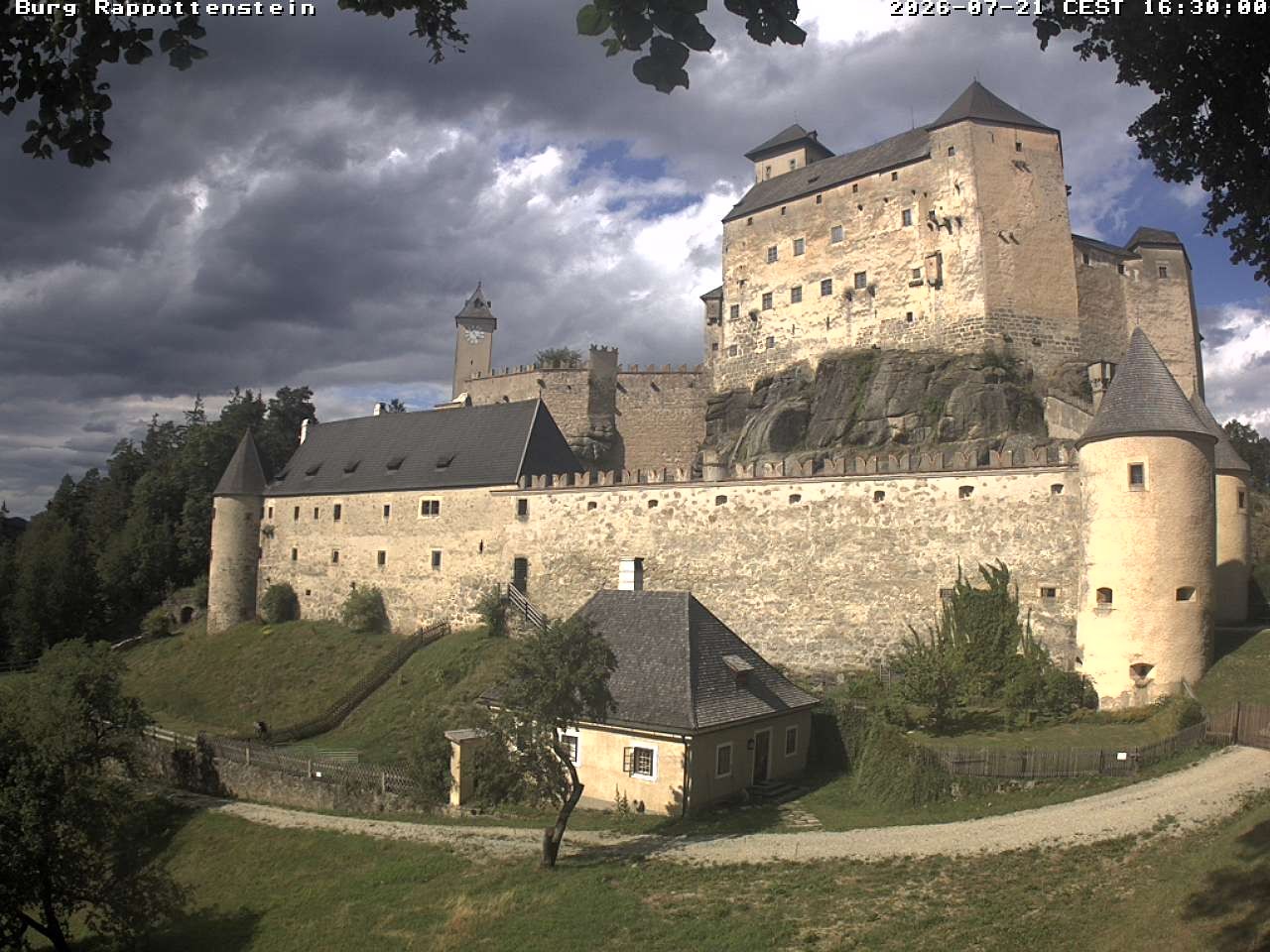 Archiv Foto Webcam Burg Rappottenstein
