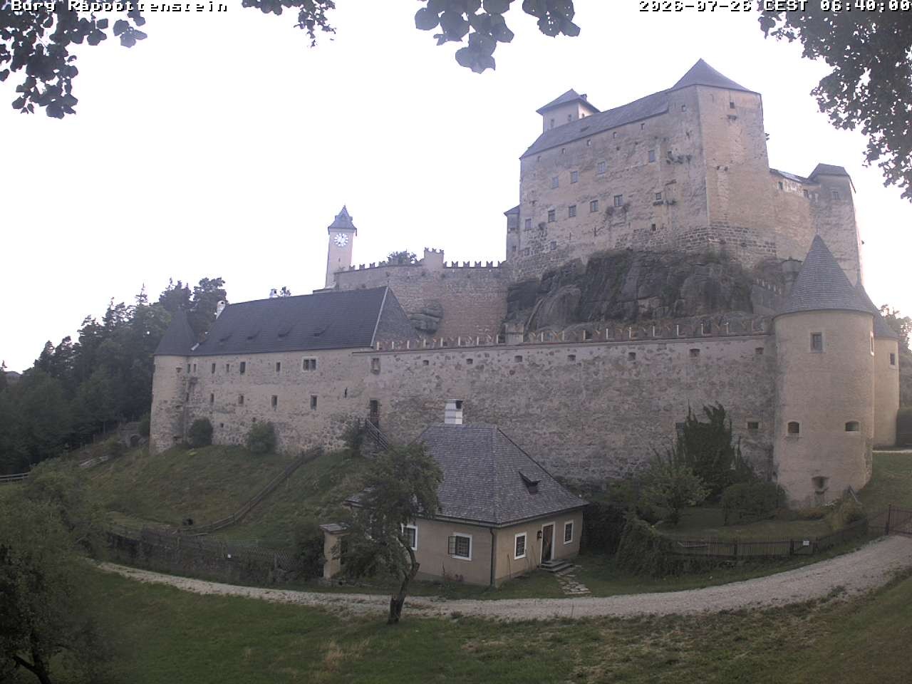 Archiv Foto Webcam Burg Rappottenstein