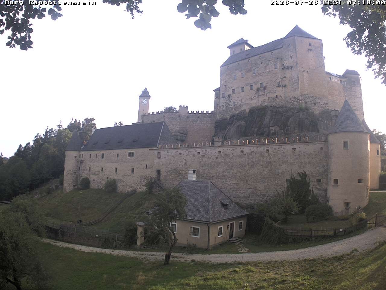 Archiv Foto Webcam Burg Rappottenstein