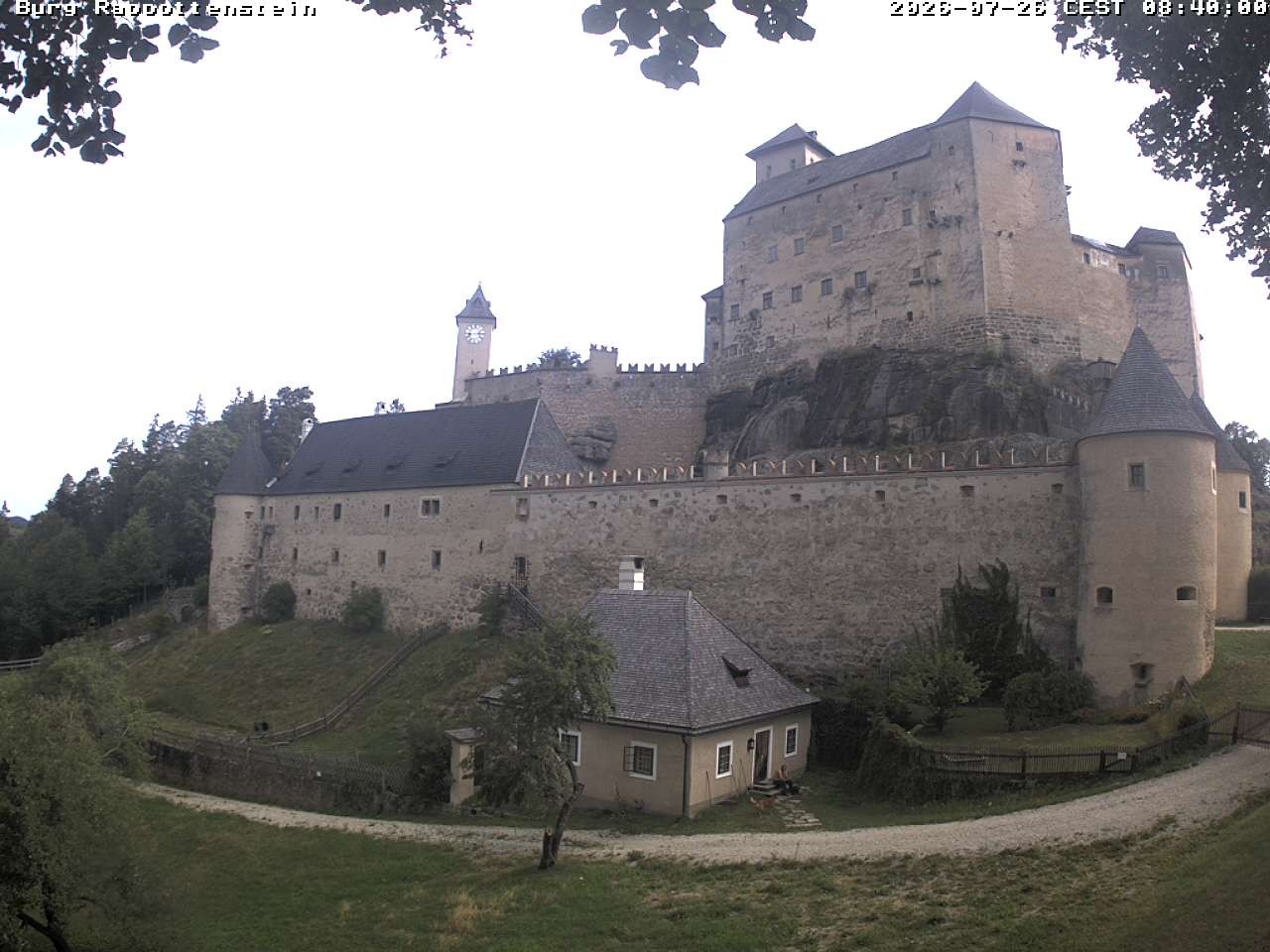 Archiv Foto Webcam Burg Rappottenstein