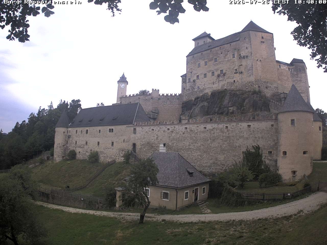 Archiv Foto Webcam Burg Rappottenstein