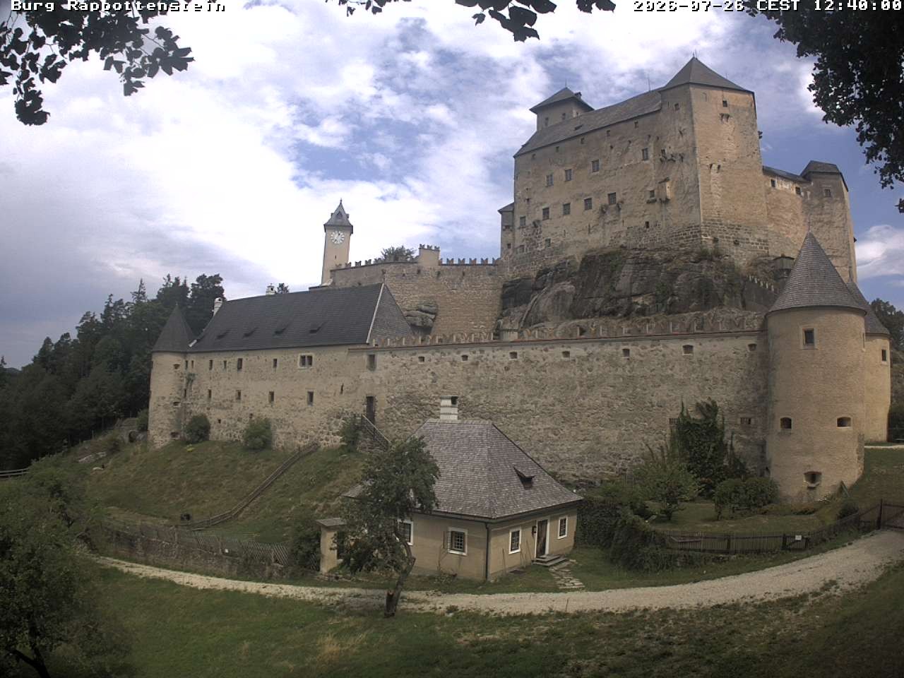 Archiv Foto Webcam Burg Rappottenstein