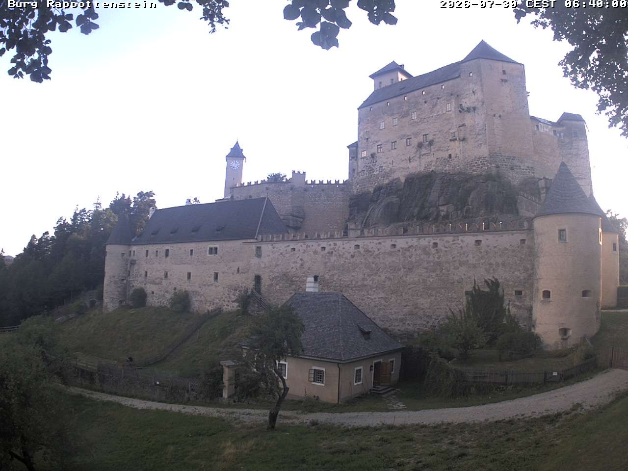 Archiv Foto Webcam Burg Rappottenstein