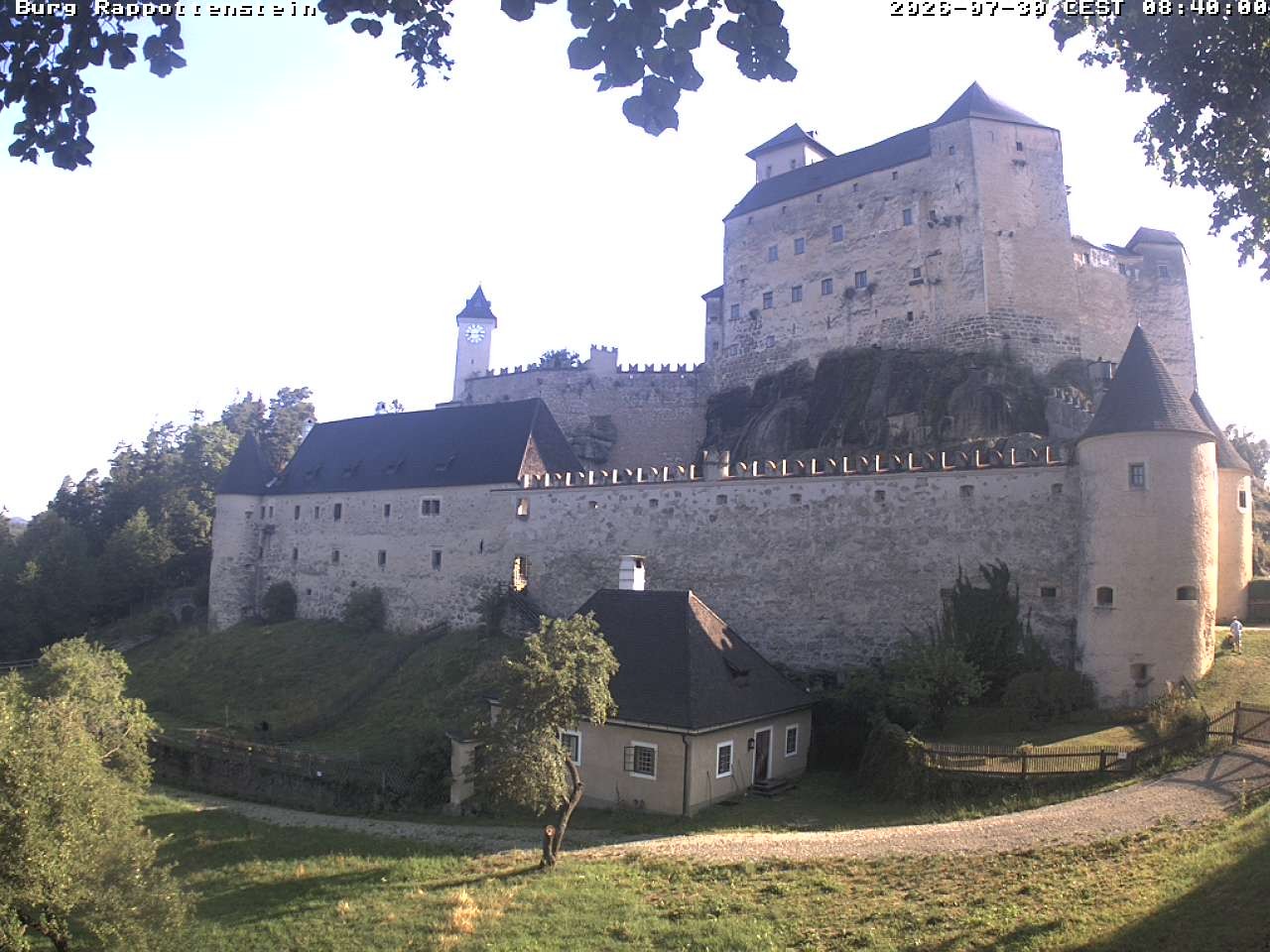 Archiv Foto Webcam Burg Rappottenstein
