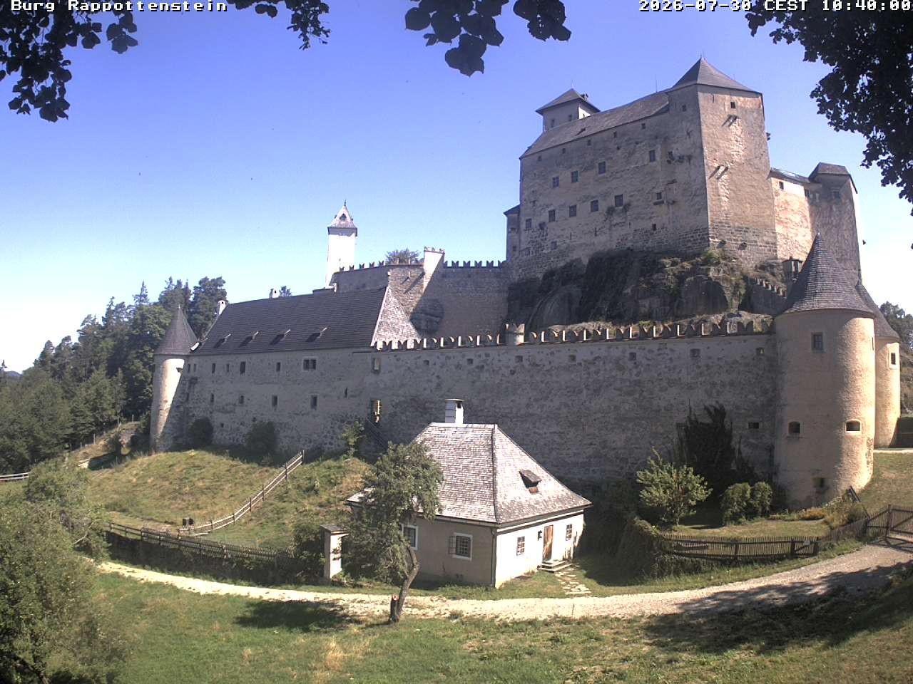 Archiv Foto Webcam Burg Rappottenstein