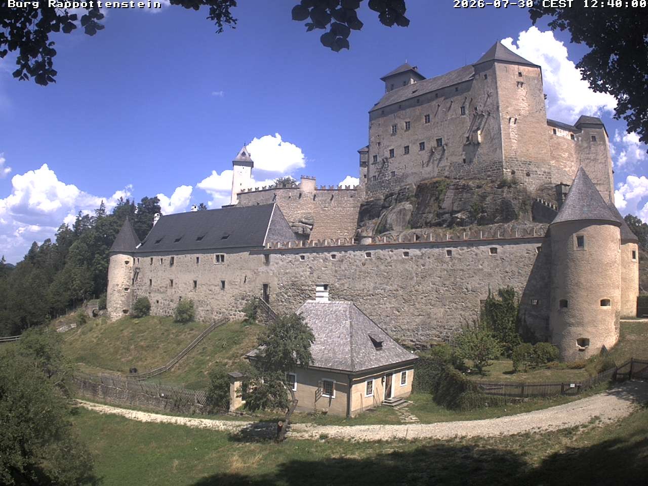 Archiv Foto Webcam Burg Rappottenstein