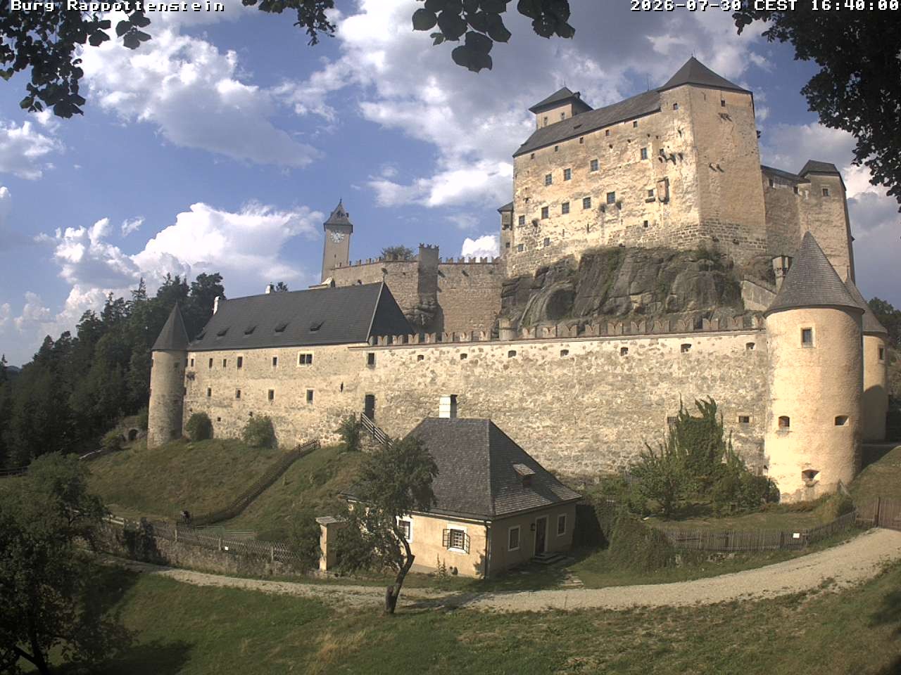 Archiv Foto Webcam Burg Rappottenstein