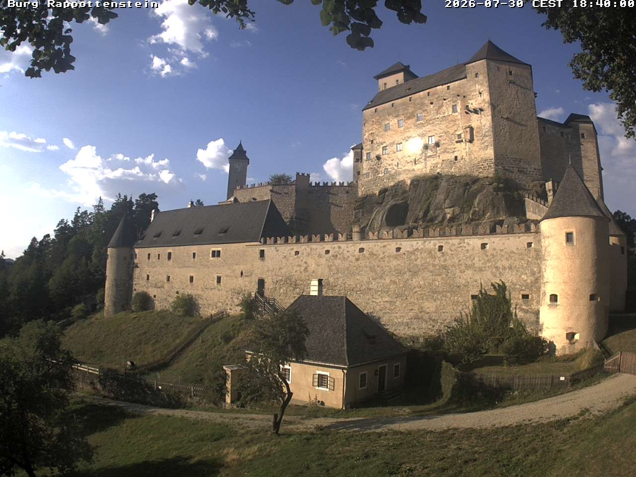 Archiv Foto Webcam Burg Rappottenstein