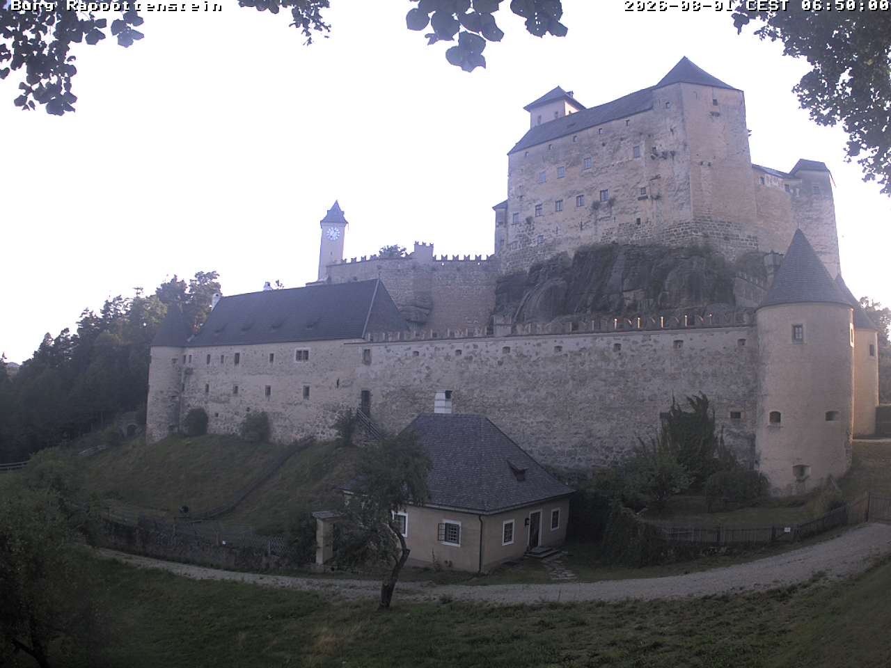 Archiv Foto Webcam Burg Rappottenstein