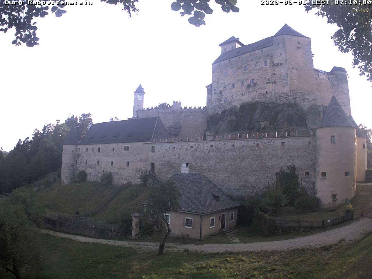 Archiv Foto Webcam Burg Rappottenstein