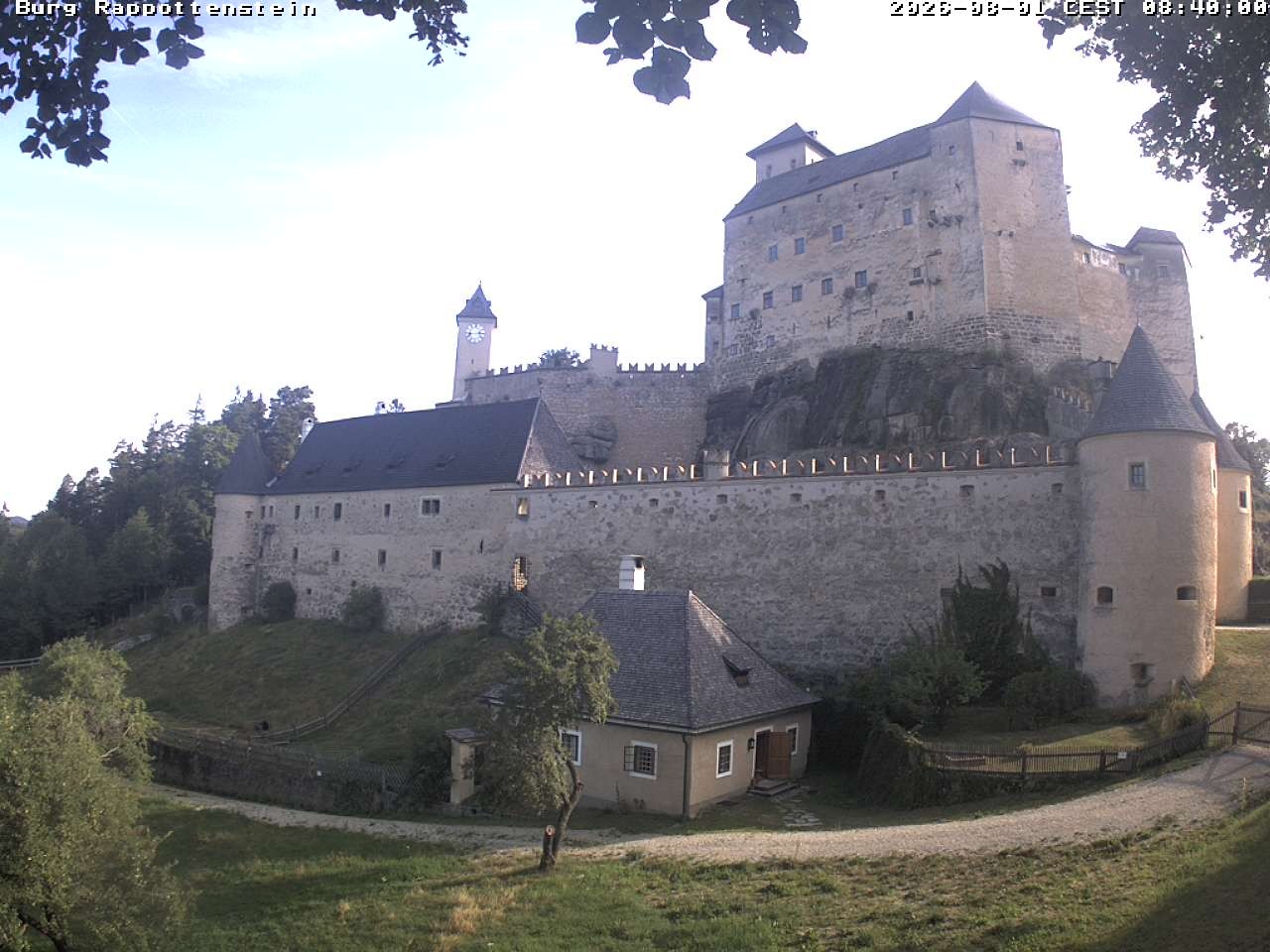Archiv Foto Webcam Burg Rappottenstein