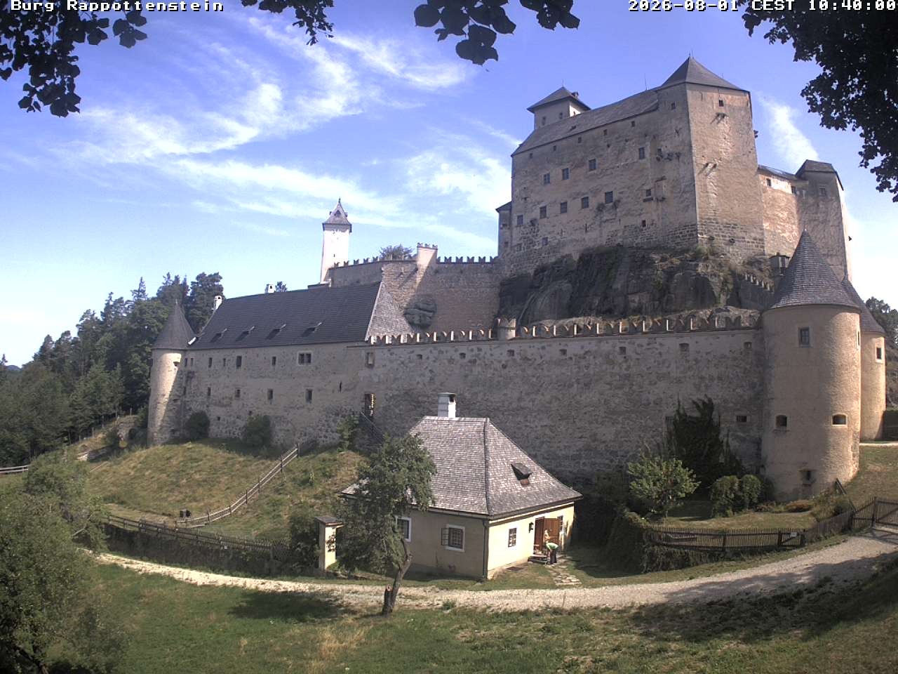 Archiv Foto Webcam Burg Rappottenstein