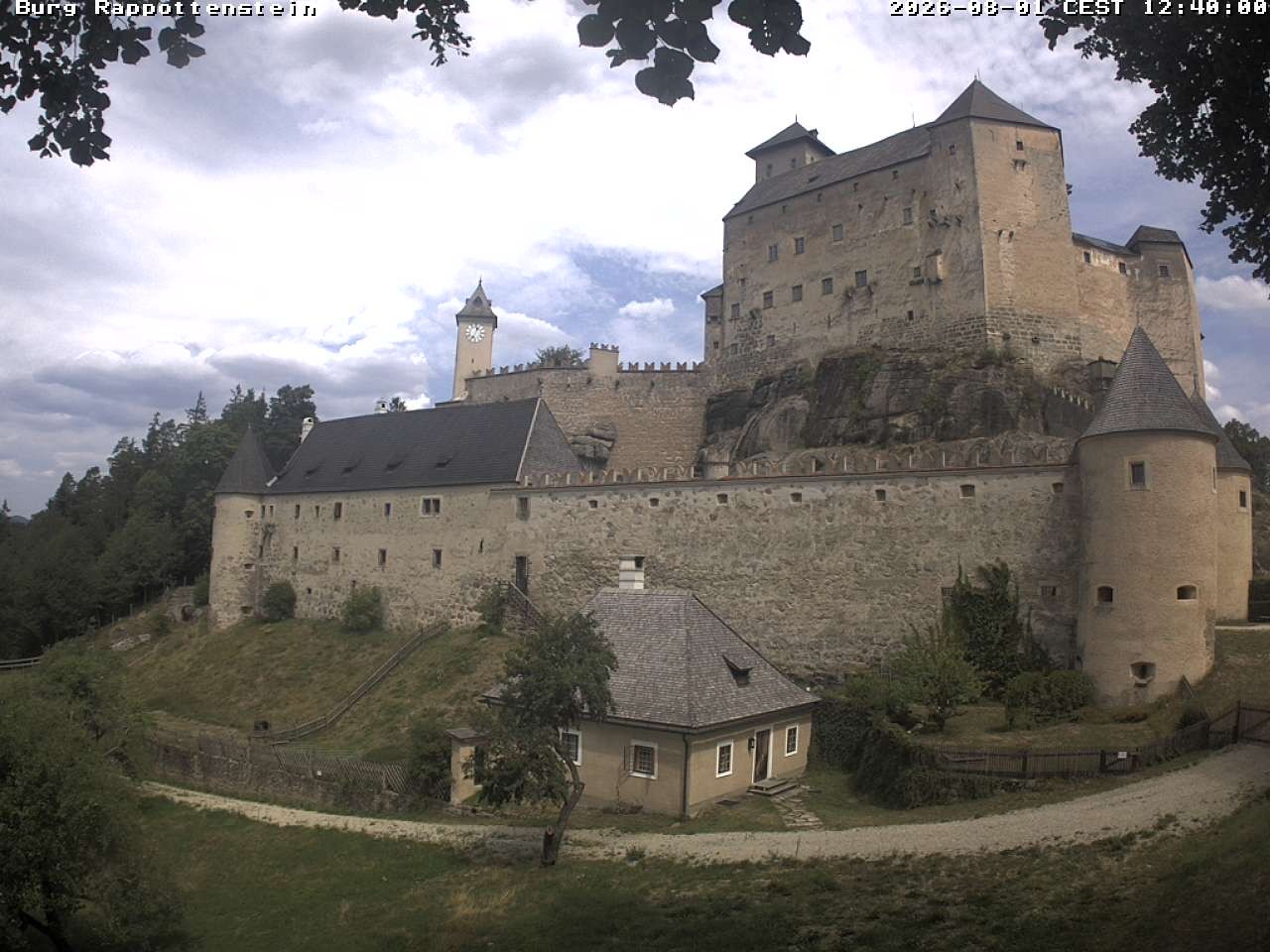 Archiv Foto Webcam Burg Rappottenstein