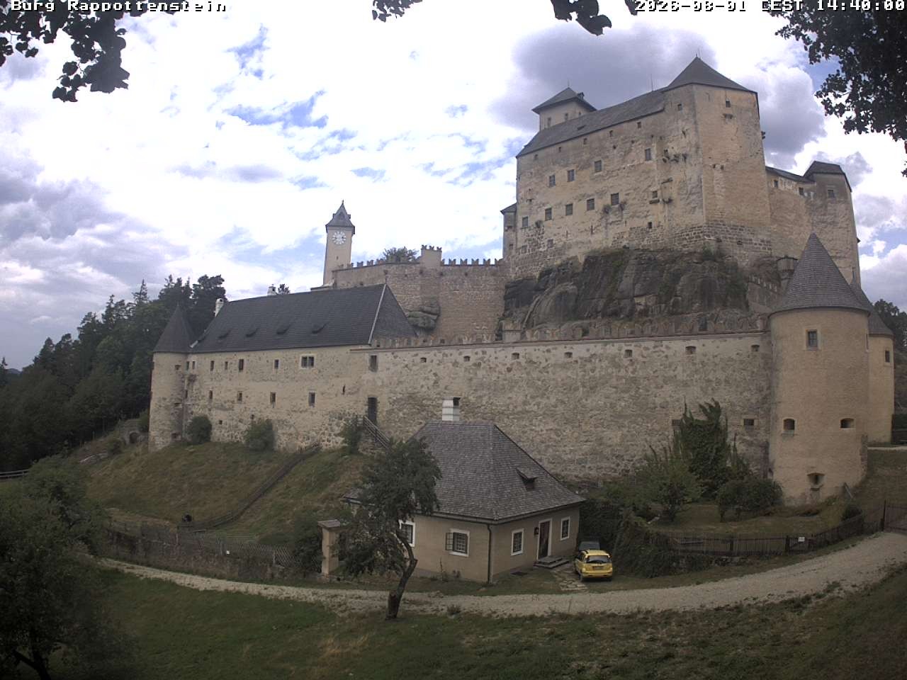 Archiv Foto Webcam Burg Rappottenstein