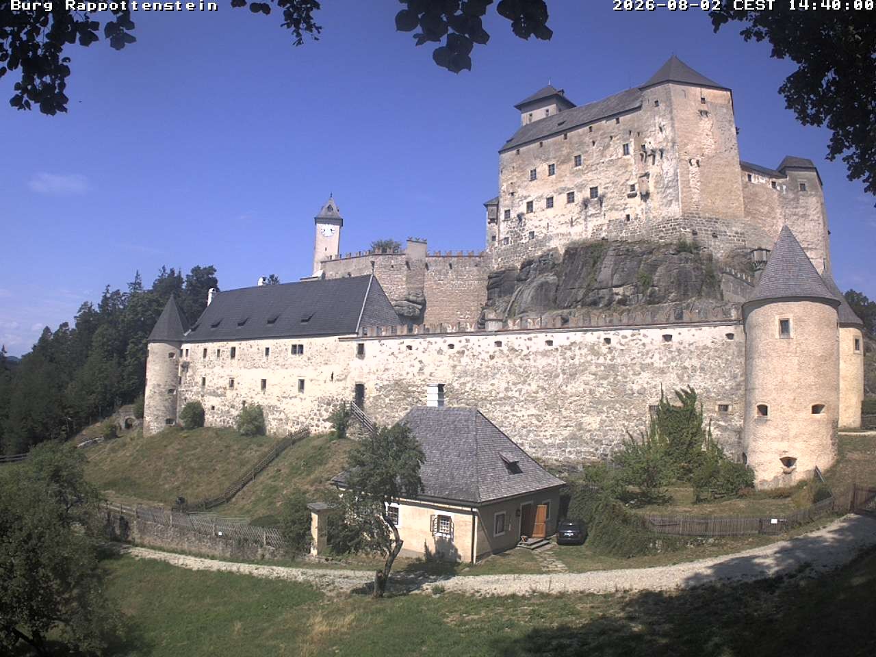 Archiv Foto Webcam Burg Rappottenstein