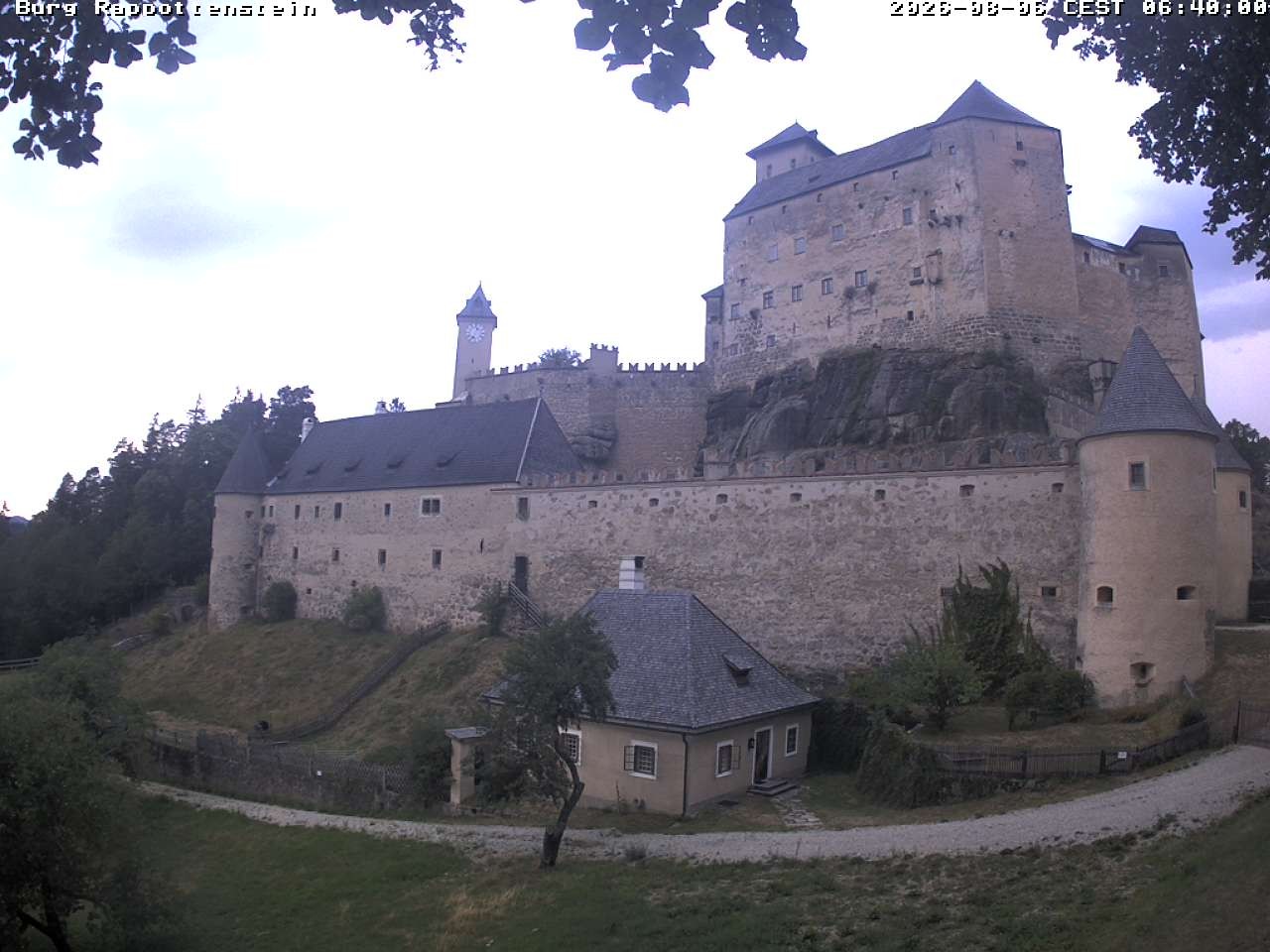 Archiv Foto Webcam Burg Rappottenstein