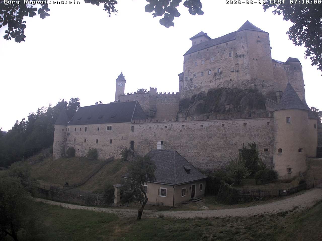 Archiv Foto Webcam Burg Rappottenstein