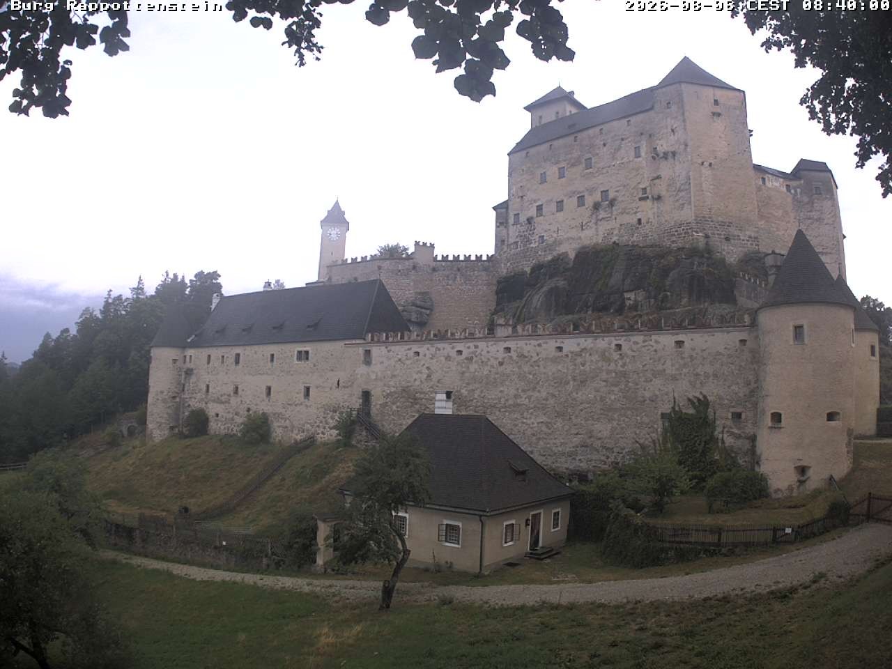 Archiv Foto Webcam Burg Rappottenstein