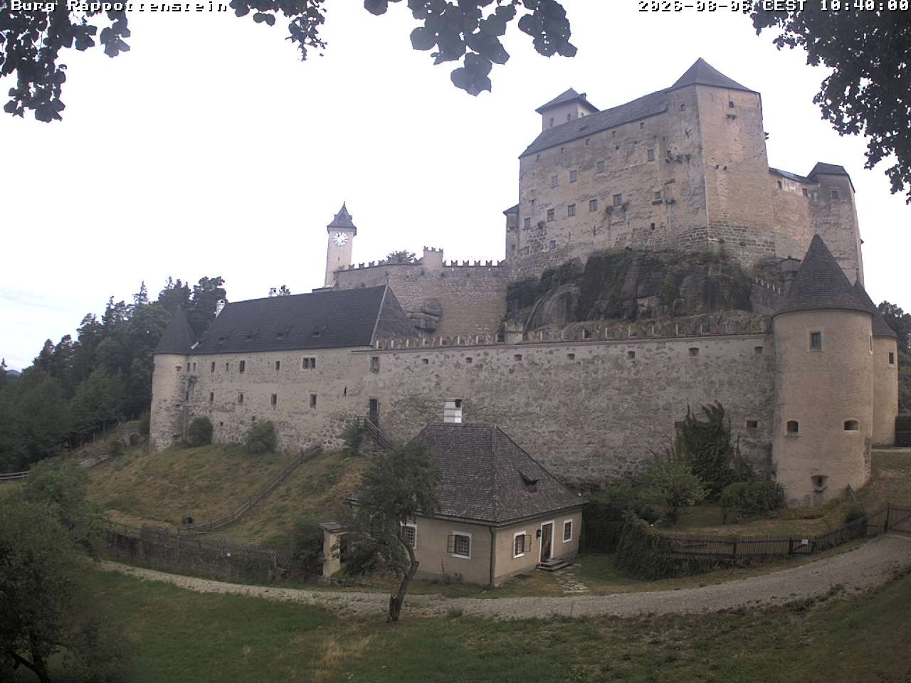Archiv Foto Webcam Burg Rappottenstein
