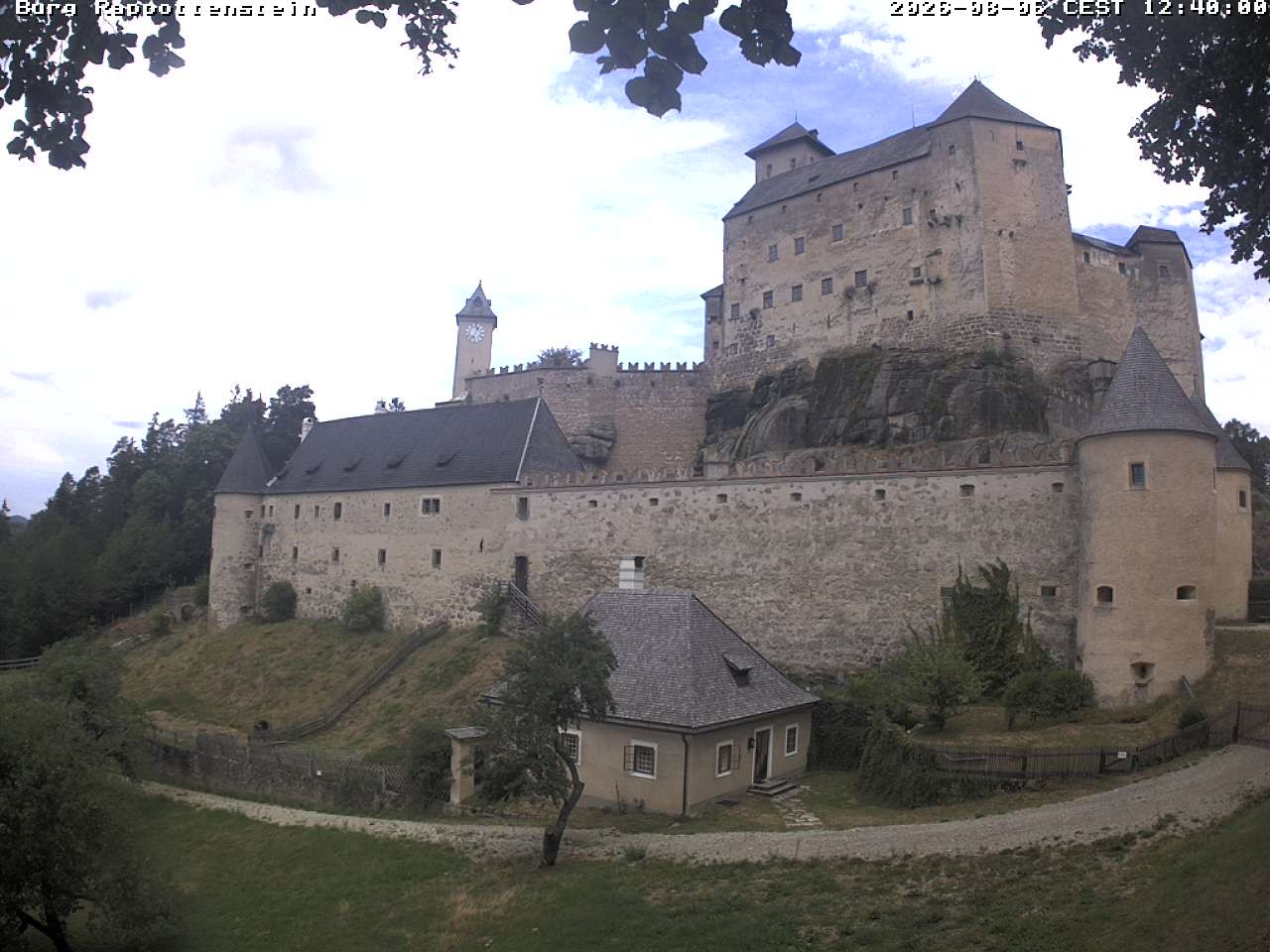 Archiv Foto Webcam Burg Rappottenstein