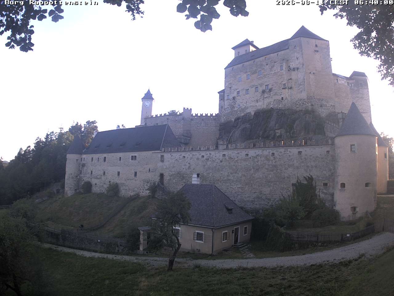 Archiv Foto Webcam Burg Rappottenstein