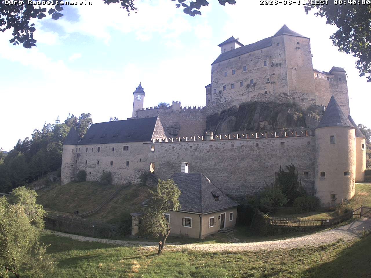 Archiv Foto Webcam Burg Rappottenstein