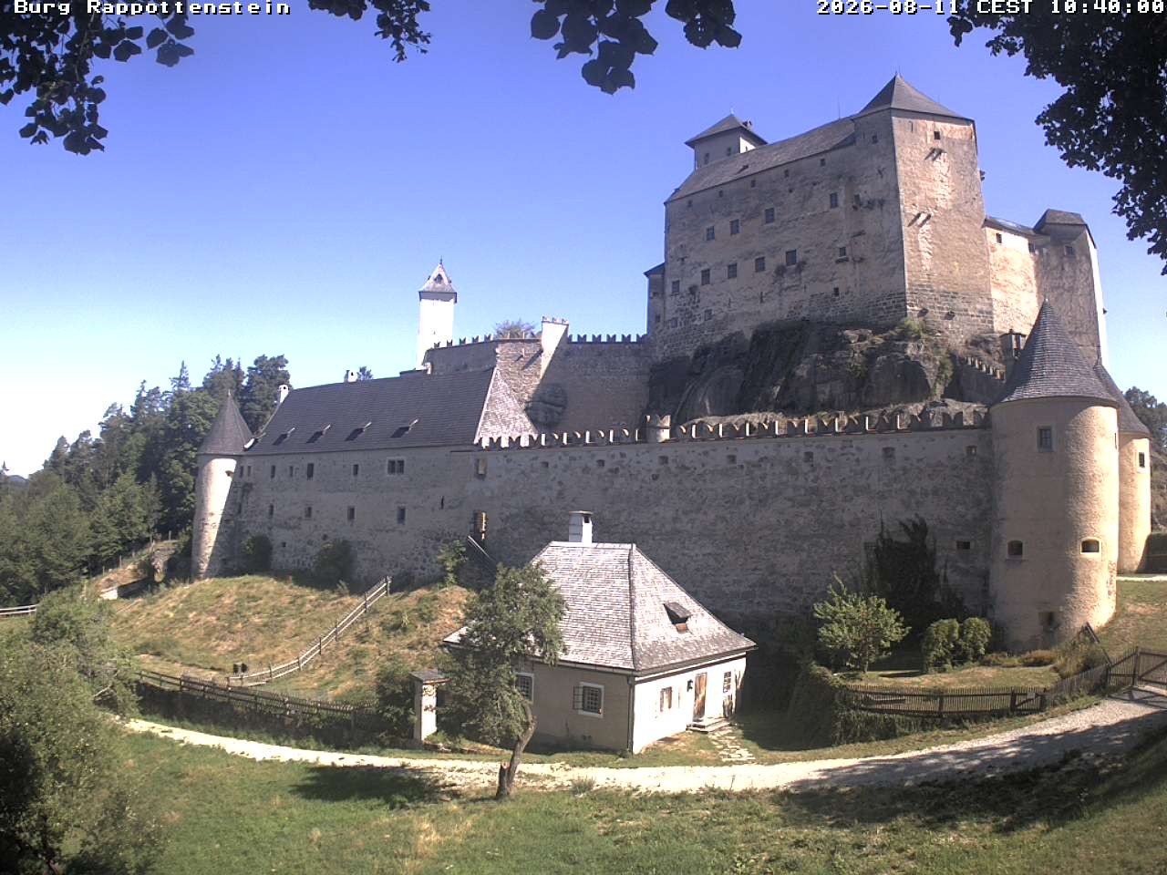 Archiv Foto Webcam Burg Rappottenstein