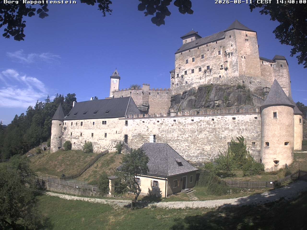 Archiv Foto Webcam Burg Rappottenstein