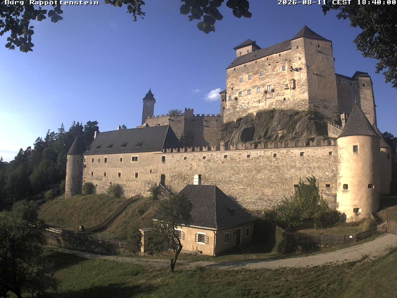 Archiv Foto Webcam Burg Rappottenstein