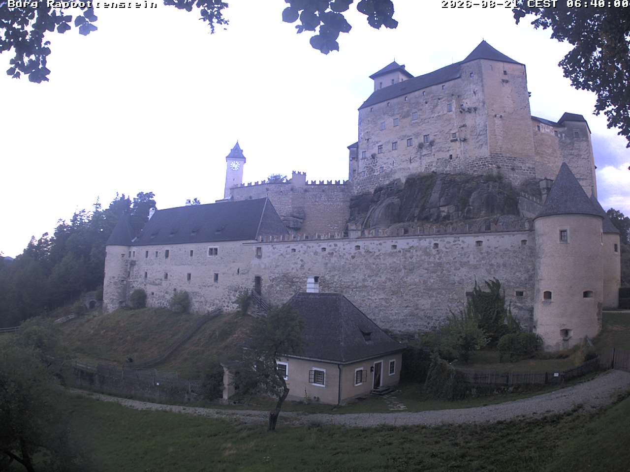 Archived image Webcam Rappottenstein Castle