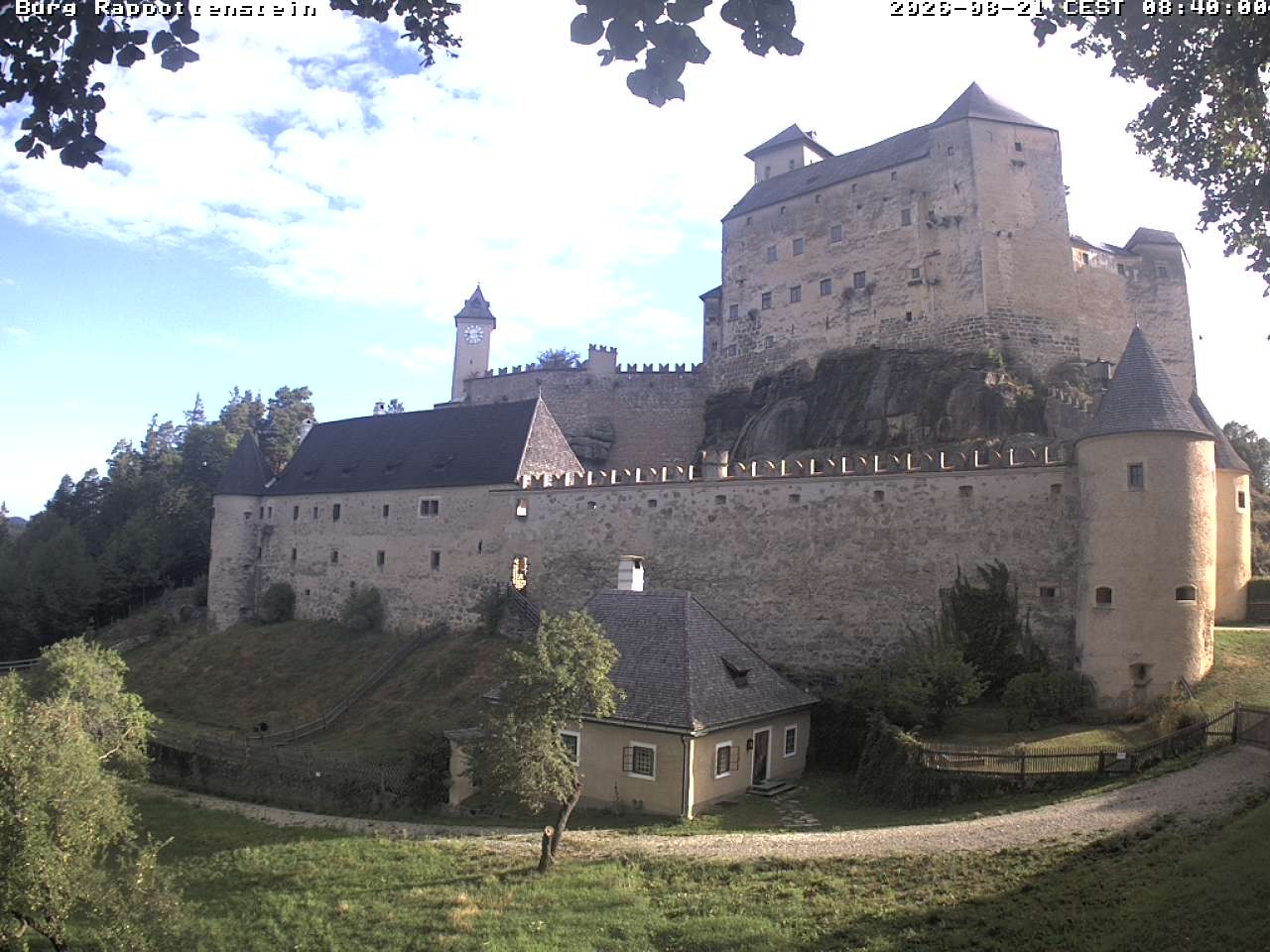 Archived image Webcam Rappottenstein Castle