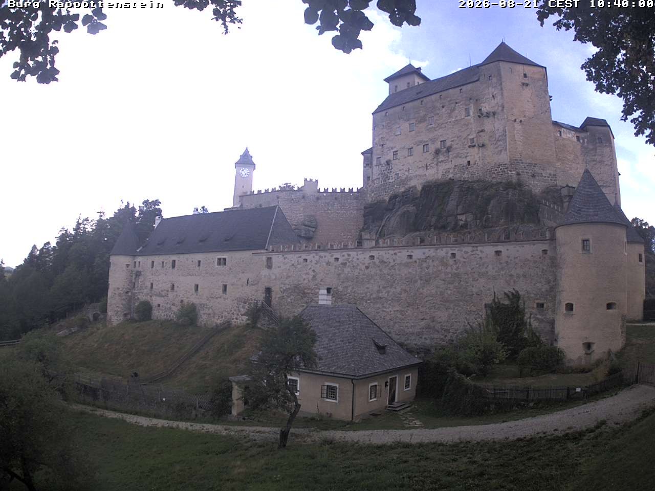 Archived image Webcam Rappottenstein Castle