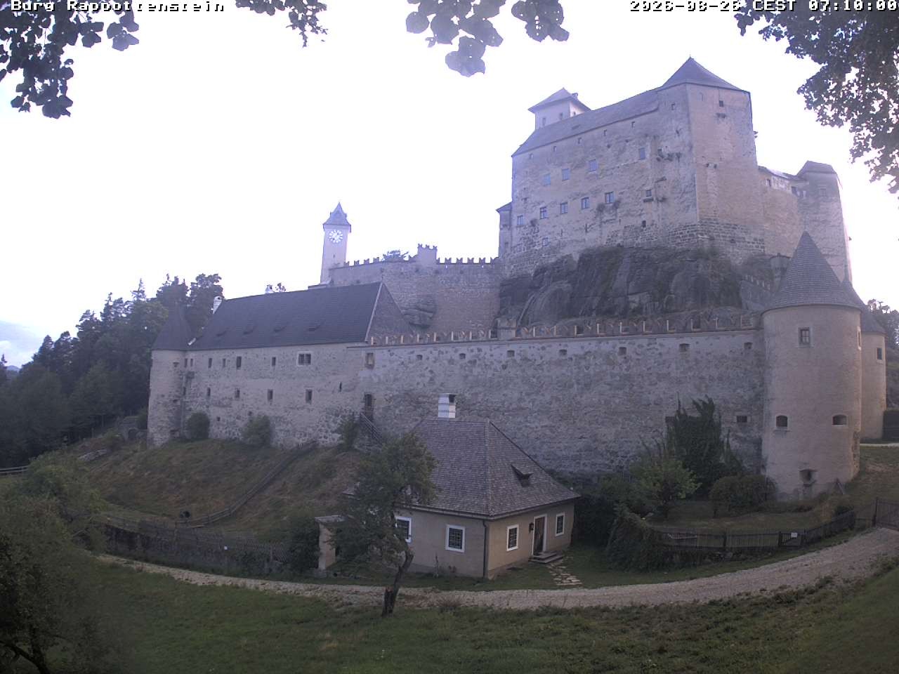 Archiv Foto Webcam Burg Rappottenstein