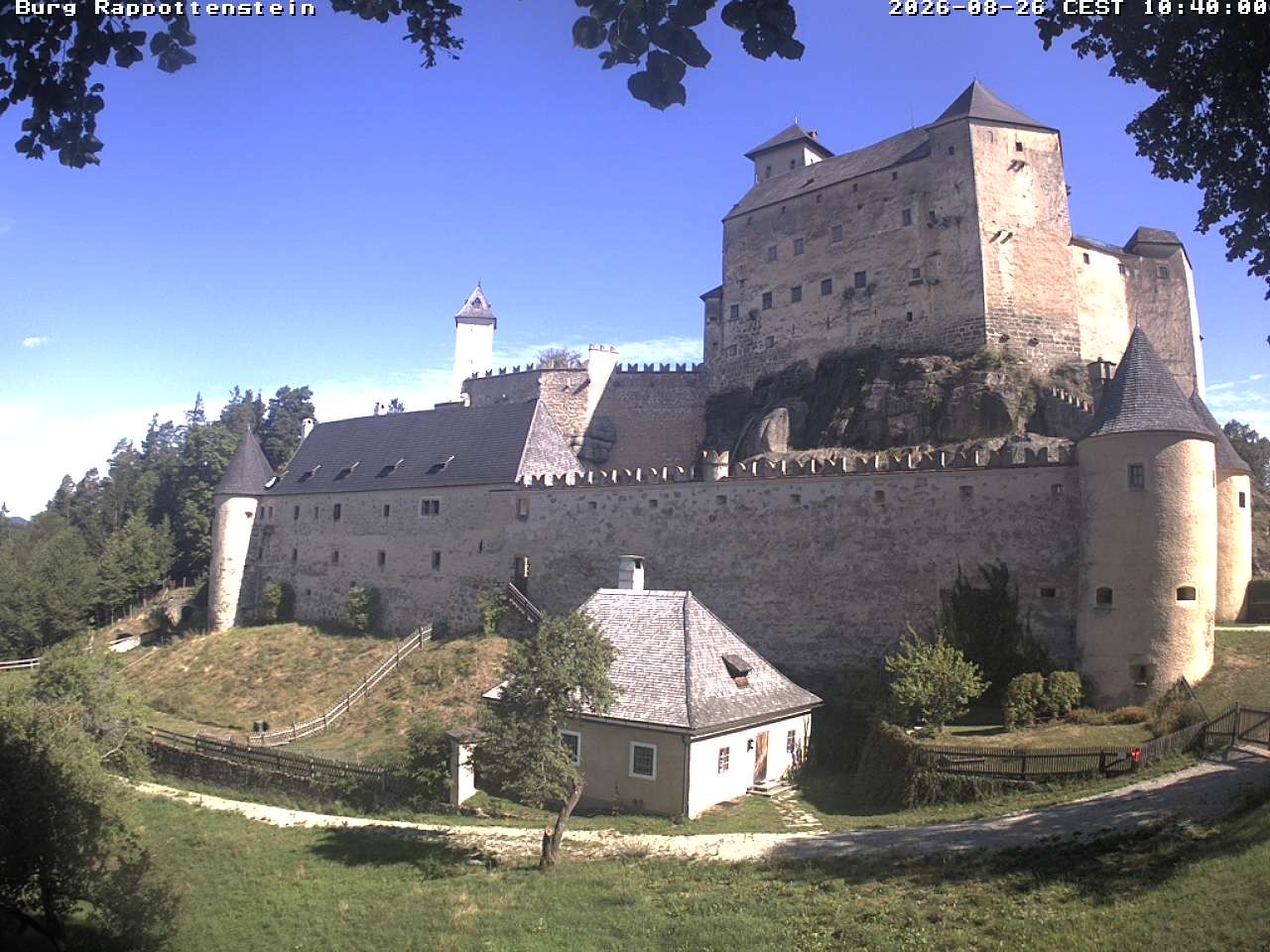 Archiv Foto Webcam Burg Rappottenstein