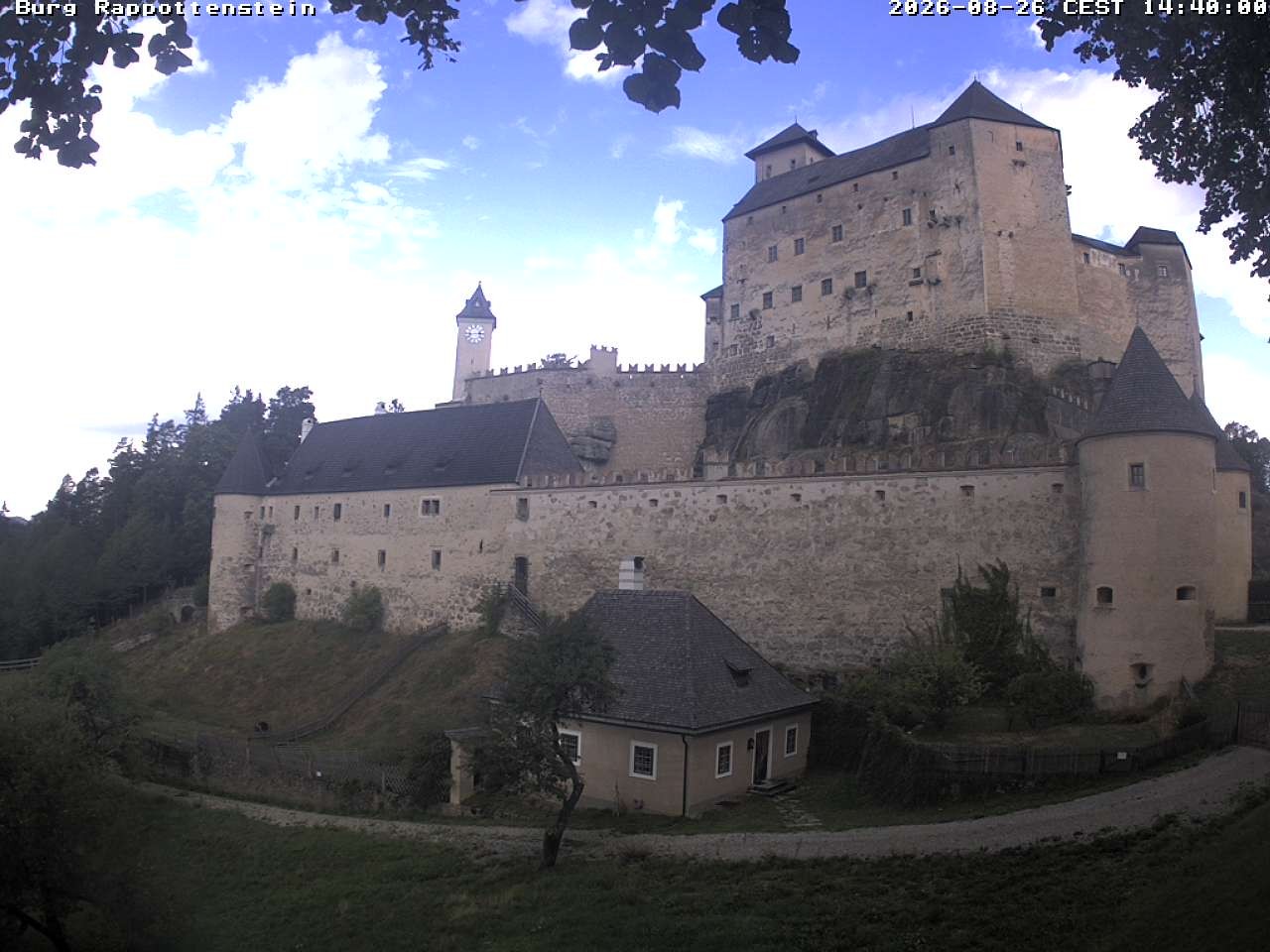 Archiv Foto Webcam Burg Rappottenstein
