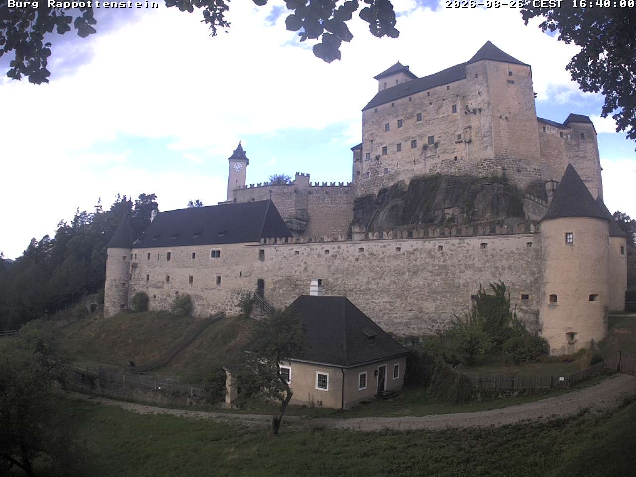 Archiv Foto Webcam Burg Rappottenstein
