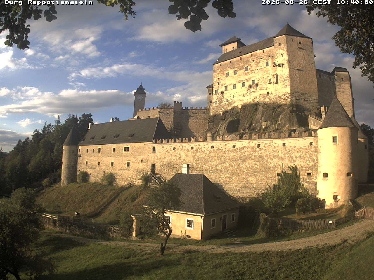 Archiv Foto Webcam Burg Rappottenstein