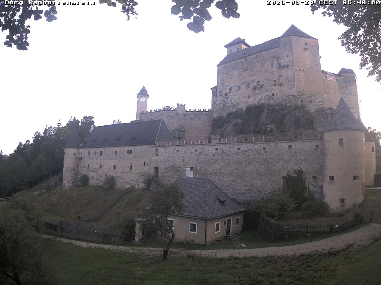 Archiv Foto Webcam Burg Rappottenstein