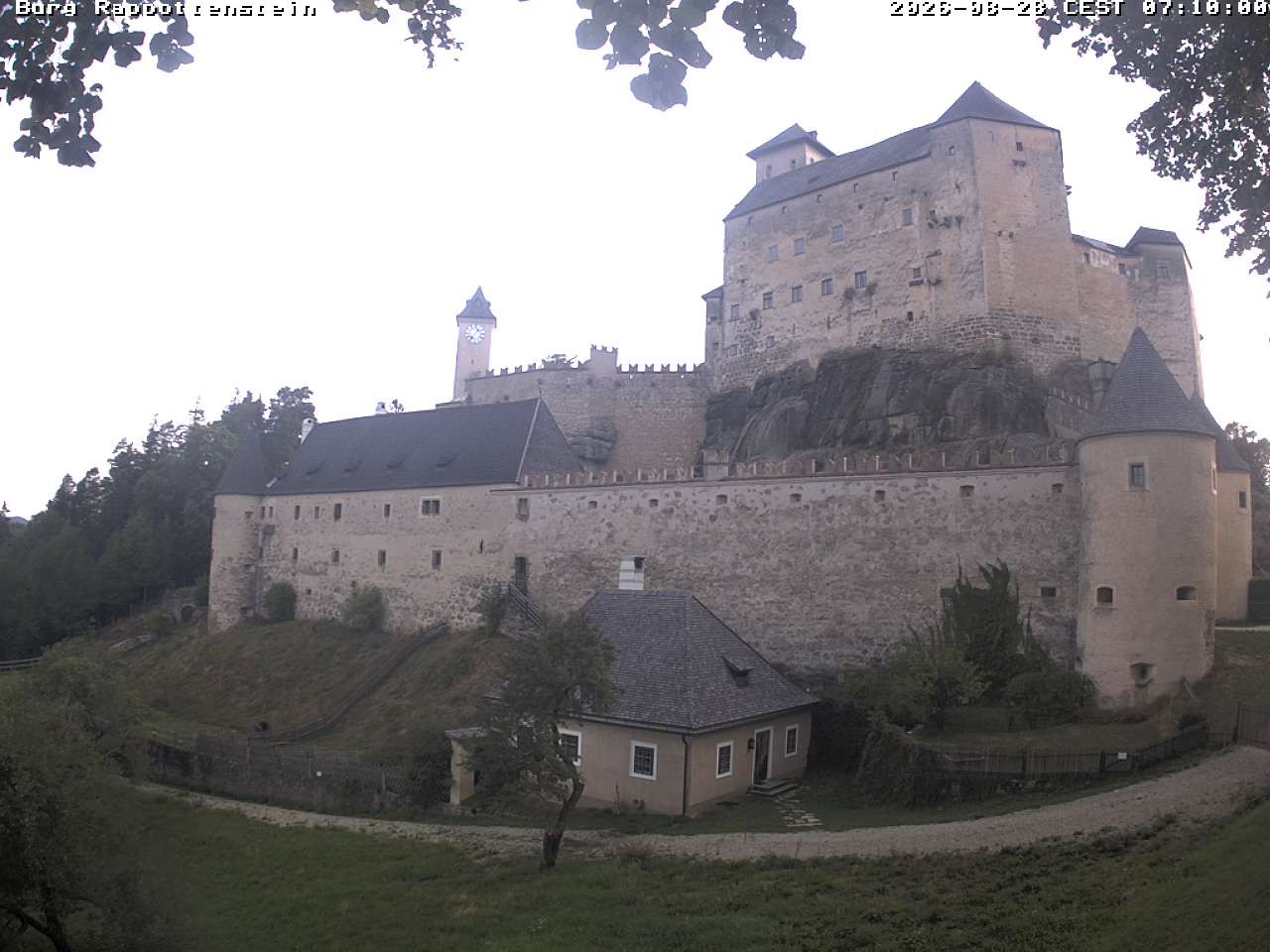 Archiv Foto Webcam Burg Rappottenstein