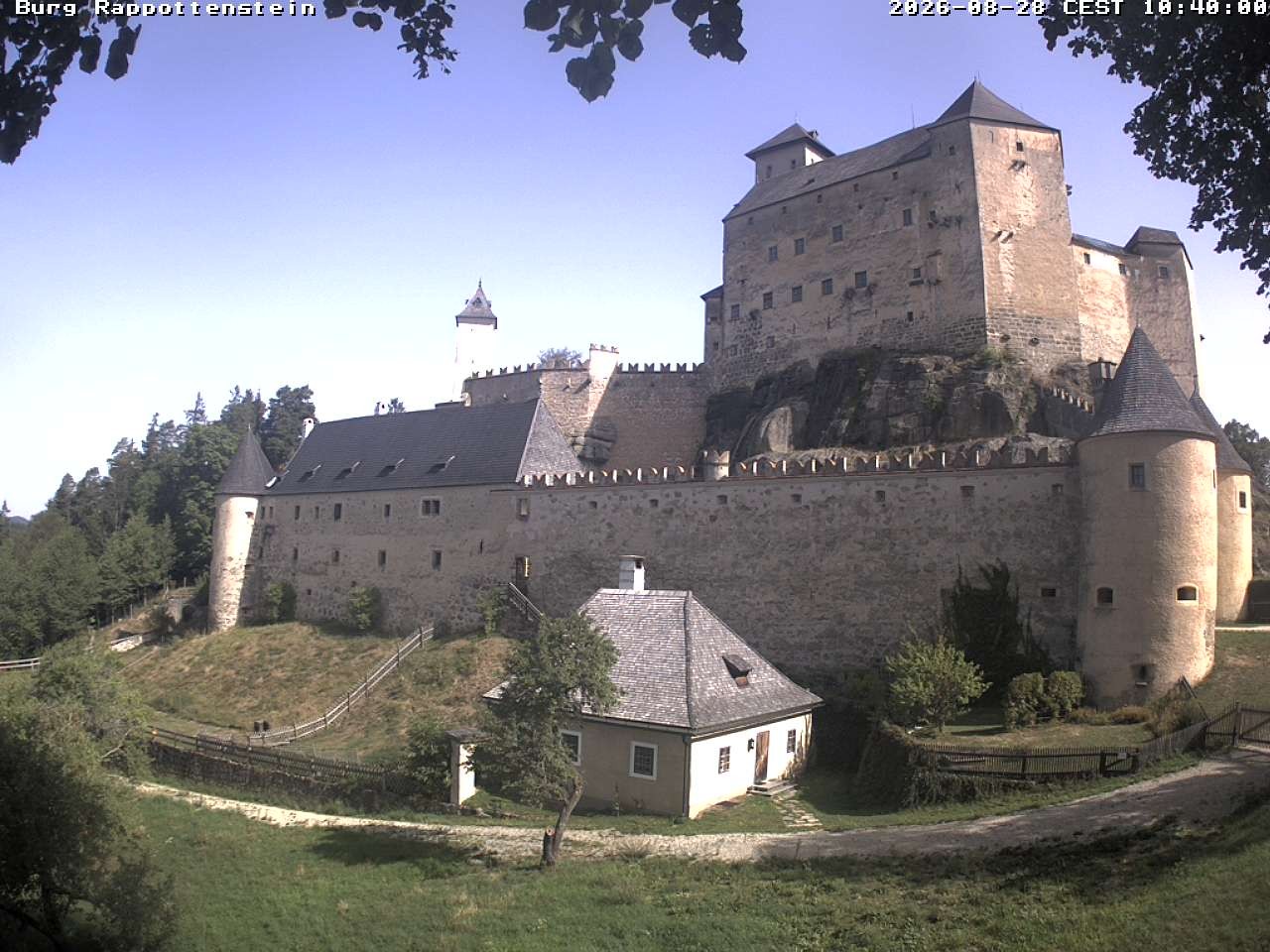 Archiv Foto Webcam Burg Rappottenstein