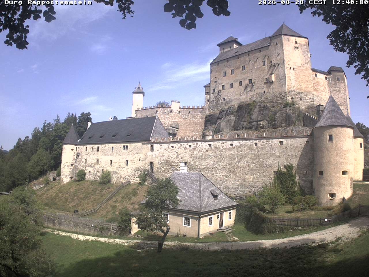 Archiv Foto Webcam Burg Rappottenstein