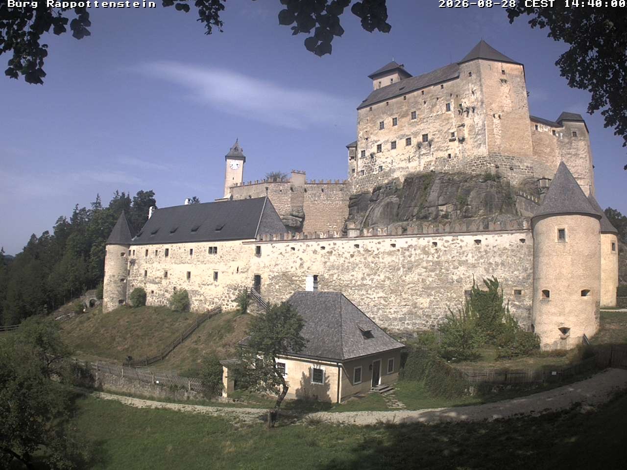 Archiv Foto Webcam Burg Rappottenstein