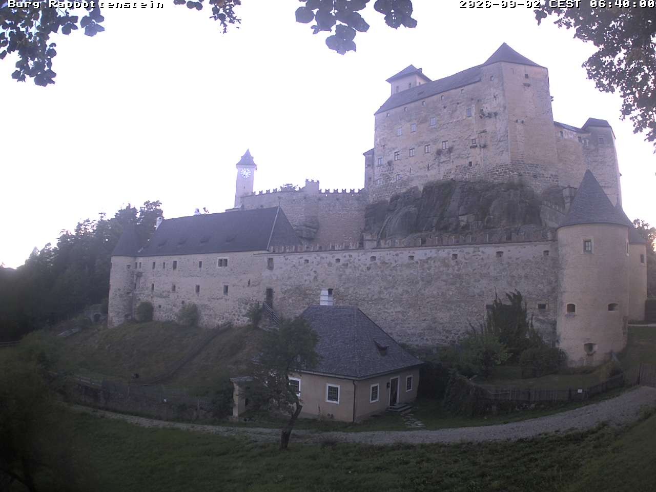 Archiv Foto Webcam Burg Rappottenstein