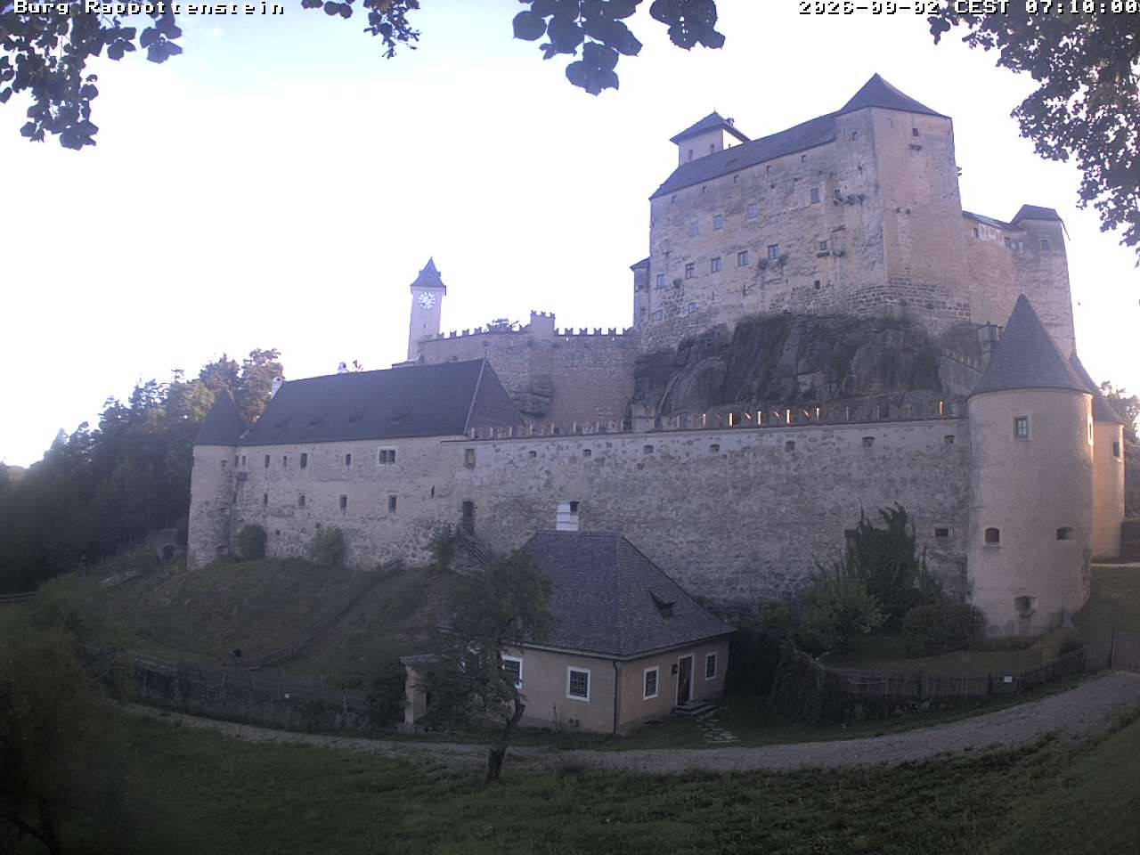 Archiv Foto Webcam Burg Rappottenstein