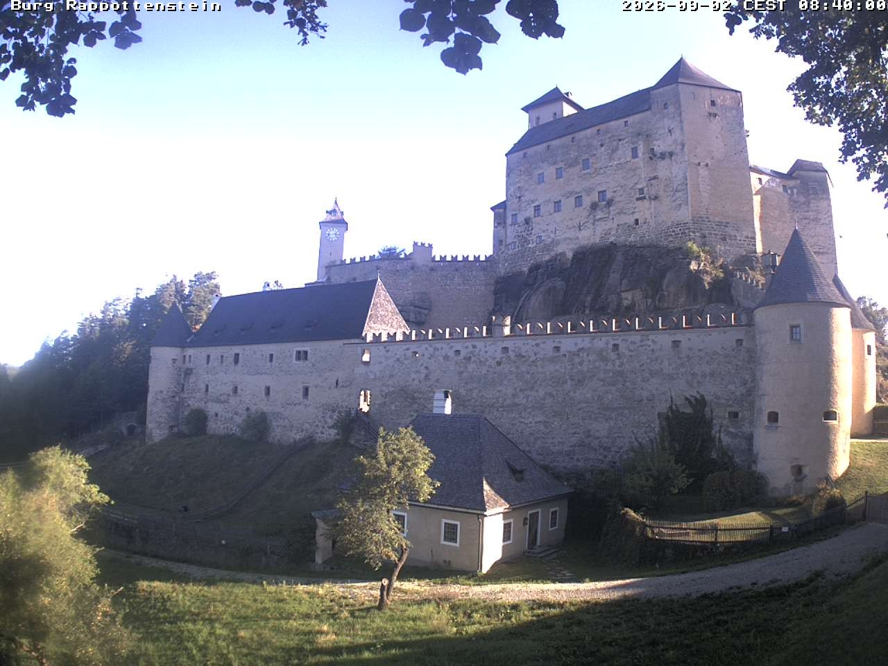 Archiv Foto Webcam Burg Rappottenstein