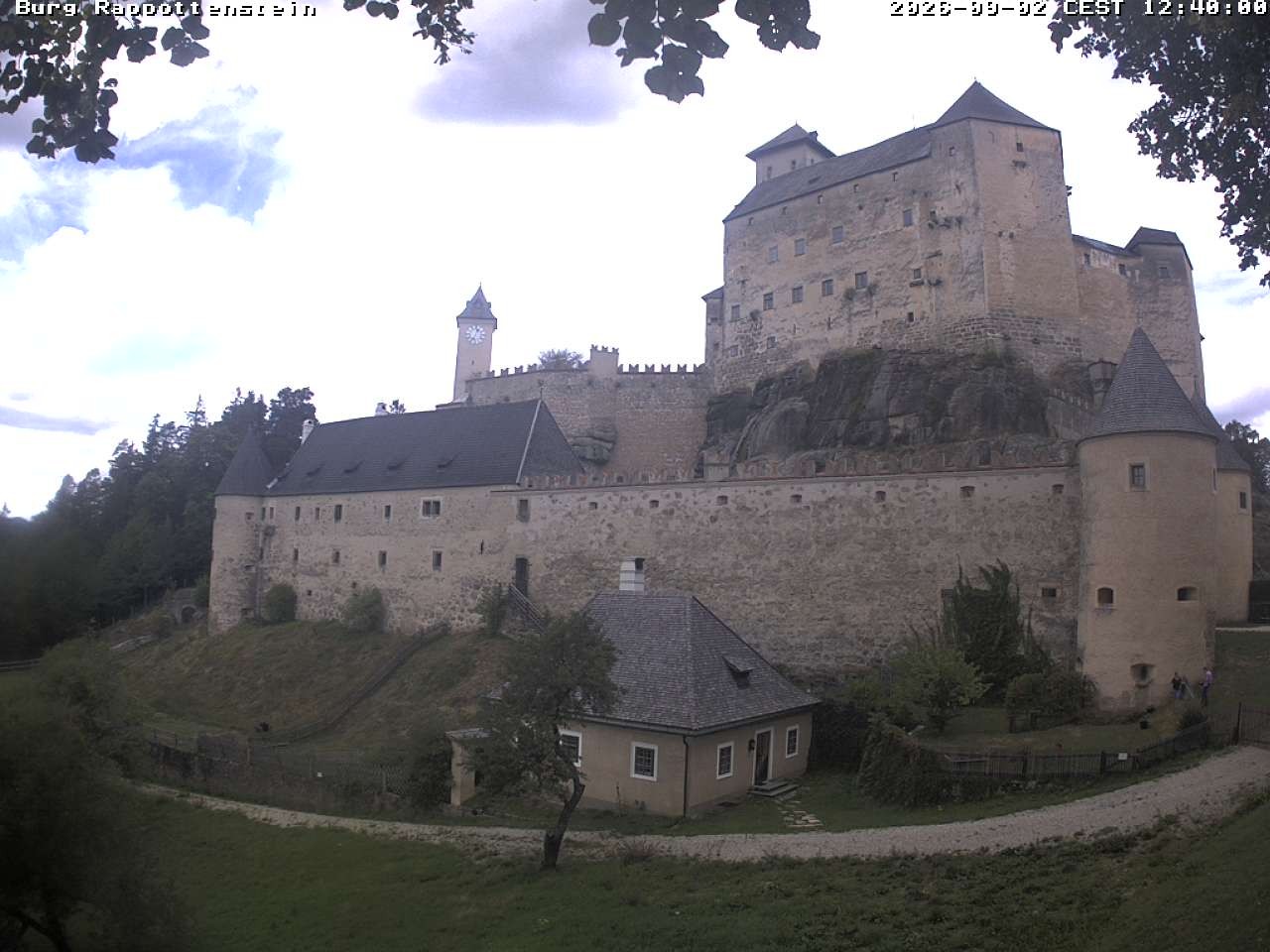 Archiv Foto Webcam Burg Rappottenstein